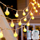 Minetom Battery Operated Globe String Lights – Thoughtful Birthday Gift for Her, Cozy Bedroom & Dorm Decor