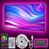 LED Strip Lights Gift for Him – 20ft USB TV Backlight with App & Remote, Music Sync RGB Color Changing Birthday Gift for Gamers & Teens