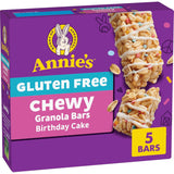 Annie's Gluten Free Chewy Granola Bars – Safe After-School Snack for Picky Eaters, No Artificial Flavors or Colors