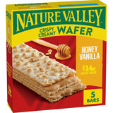 Nature Valley Crispy Creamy Wafer Bars – Strawberry Whole Grain Indulgence for Mindful Snack Breaks at Home, 5 ct