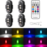 FAA-Compliant Drone Strobe Light 4-Pack – 30+ Hour Runtime for Safe Night Flight and Anti-Collision Compliance