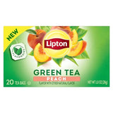 Lipton Peach Green Tea Bags – Thoughtful Birthday Gift for Tea Lovers, 20-Count Gift Box