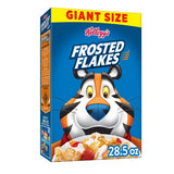 Kellogg's Frosted Flakes Cereal, 28.5 oz Giant Size, Quick Breakfast and Desk-Side Snack for Busy Workdays