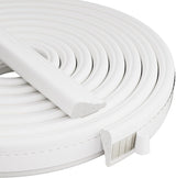 Holikin Wedge Foam Weather Stripping – Single Roll Door and Window Seal, Neutral White Tape for an Uncluttered Frame Line