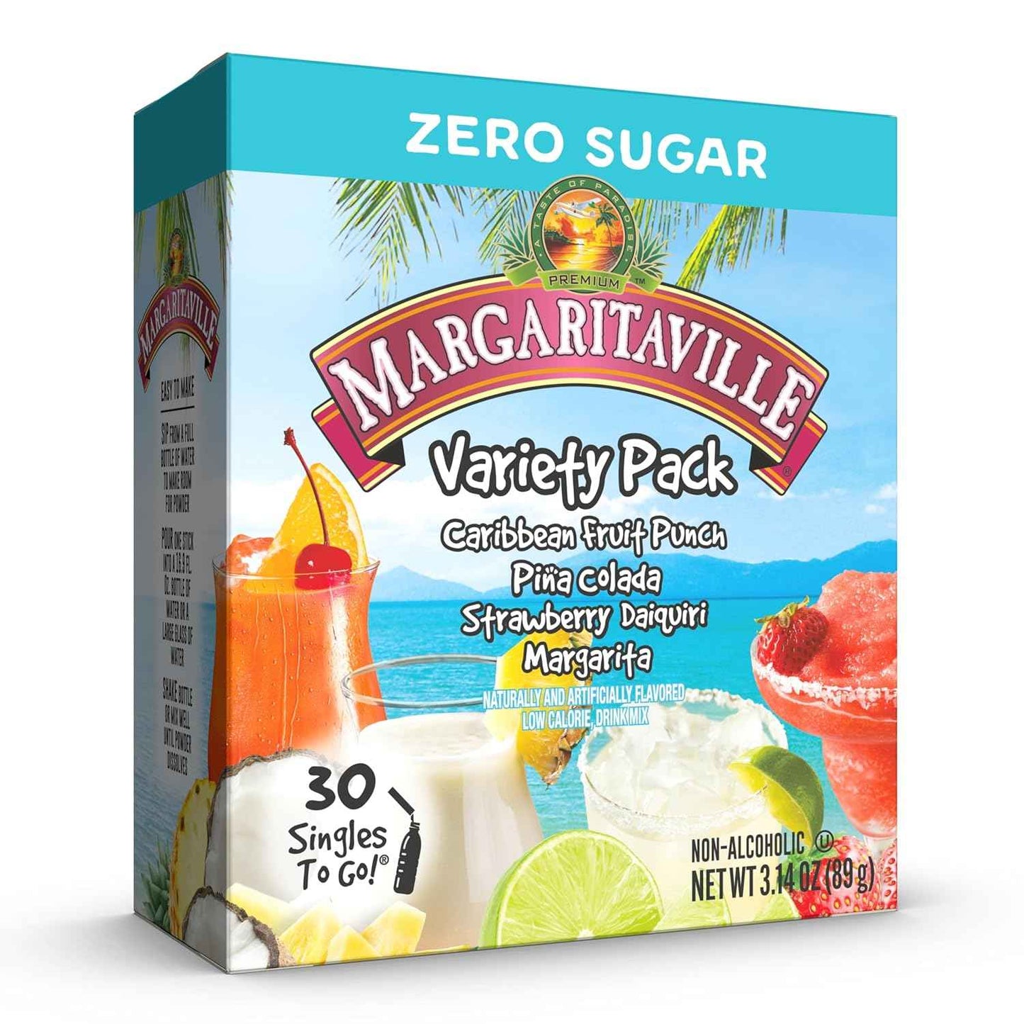 Margaritaville Singles to Go Drink Mix – Mindful Hydration Ritual for Work Breaks and Self-Care