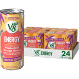 V8 +Energy Macro Friendly Energy Drink – Productivity Stack for Macro Tracked Diets, 12g Carbs 50 Calories, Watermelon Guava 24 Pack