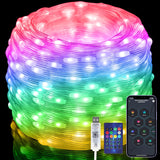 LuminGlow Smart RGB Fairy Lights 66ft with App & Remote – 16M Colors for Bedroom and Living Room Aesthetic