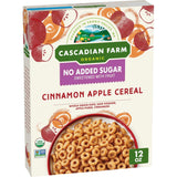 Cascadian Farm Organic Cinnamon Apple Cereal – Portable Whole Grain Snack for Road Trips and Travel Days