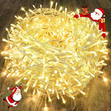 Brightown 240LED String Lights 88ft Clear Wire, Single-Strand Minimalist Fairy Lights for Uncluttered Bedrooms & Neutral Spaces