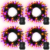 Brightever LED String Lights 4-Pack – Clear Wire Indoor Decor for Mantel, Staircase, and Christmas Tree Styling
