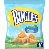 Bugles Ranch Corn Cones – Lightweight Camping and Picnic Snack, Resealable 7.5 oz Bag
