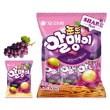 Kidsmania Korean Fruit Jelly Candy – Korean Snack Sampler Gift Box for Birthday Parties and Care Packages