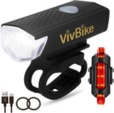 VivBike Rechargeable Bike Lights Set – Practical Gift for Daily Commuters and College Students