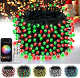LumifyHome Waterproof String Lights – Patio Party Lighting, 82ft IP44 RGB Outdoor Twinkle Lights with App