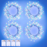 Twinkle Lights Battery Operated – Flameless Alternative to Candles for Bedroom Mantel and Curtain Draping