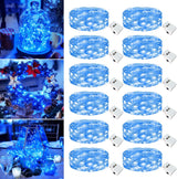 LuceAura Battery Fairy Lights – Warm White Accent Lights for Bookshelves, Mirrors, and Photo Walls, 7ft Bendable Copper Wire Home Decor