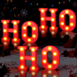 Fleurdeco LED XMAS Marquee Letters – Weather Ready Christmas Decor for Patio and Porch