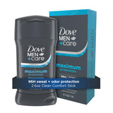 DOVE MEN + CARE Clean Comfort Invisible Solid Stick – Nighttime Wind-Down Ritual for 96-Hour Odor Confidence