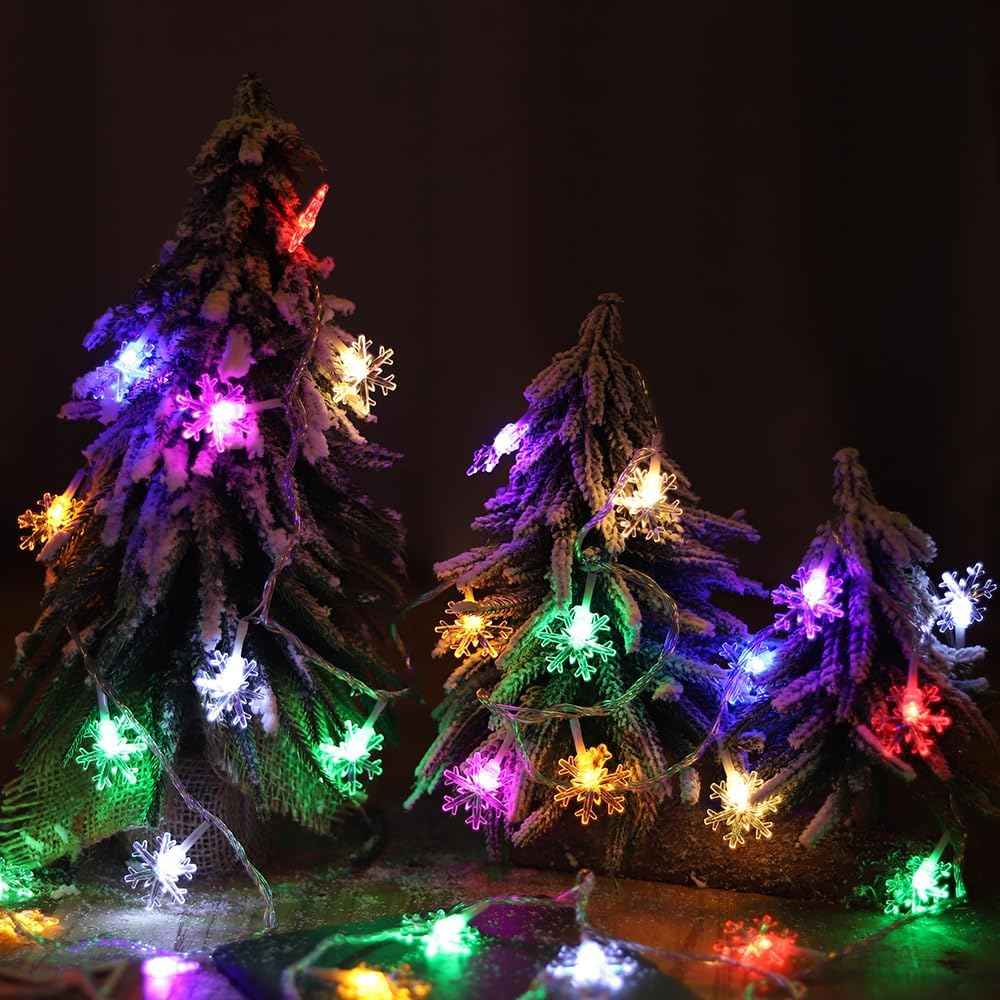 LuminHaus Snowflake LED Lights – Birthday Gift for Her, Cozy Warm White Bedroom Decor for Mom and Friends