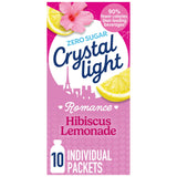 Crystal Light Hibiscus Lemonade Drink Mix – Thoughtful Birthday Gift for Book Loving Women, 10 Pre-Portioned Packets