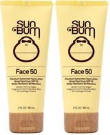 Sun Bum SPF 50 Face Lotion - Carry On Tropical Vacation Sun Care - TSA Compliant 3 oz Travel Size