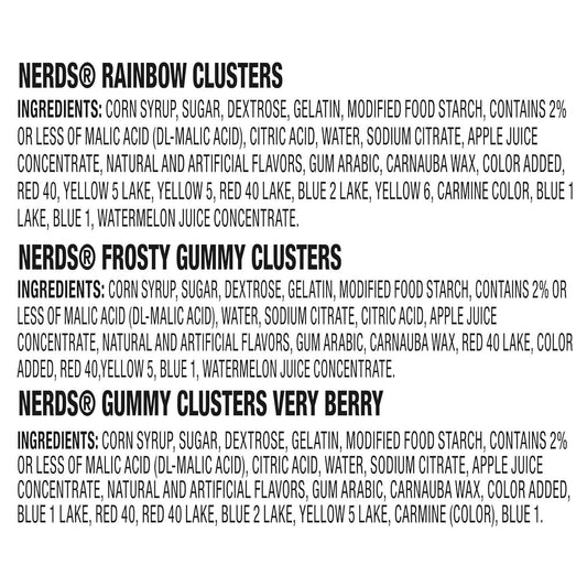 NERDS Gummy Clusters Holiday Assorted Pack – Kid-Friendly Christmas Candy with Crunchy Shell and Gummy Center for Holiday Stockings