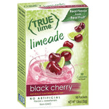 True Lime Black Cherry Limeade Drink Mix – Low-Sugar Desk Drink Mix for Home Office Focus and Afternoon Productivity Boosts
