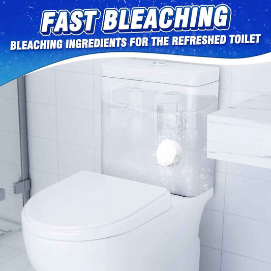 Vacplus Automatic Toilet Bowl Cleaners – Home Office Background Freshener, 6-Count Drop-In Tank Tablets for Odor-Free Focus