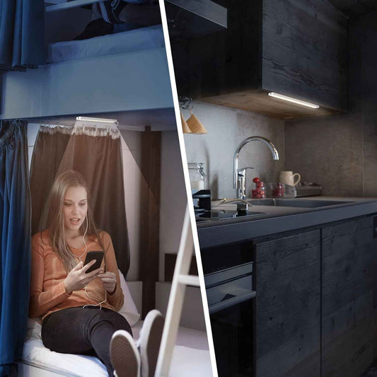 LucentGlow LED Under Cabinet Light – Cool Touch Kitchen Task Lighting Around Kids and Pets