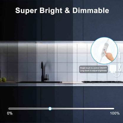 Maylit Under Cabinet LED Lights Plug in – Cool Running 24V DC Low Voltage Lighting for Stairway Safety and Hallway Nighttime Visibility