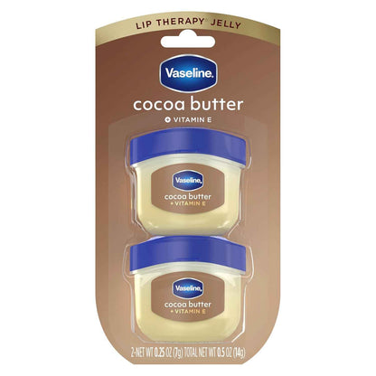 Vaseline Petroleum Jelly Lip Therapy Mini Tin Duo – Patio and Backyard Lip Moisturizer, Weather Protective