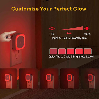 EverBrite LED Plug in Night Light Gift Set, 2 Pack in 7 Colors Affordable Practical Present for Mom Grandma and Housewarming