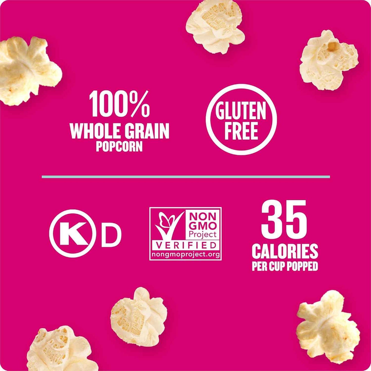 Angie's BOOMCHICKAPOP Lightly Sweet Kettle Corn Microwave Popcorn, 6-Count 3.29 oz Bags – Gluten-Free Family Snack for Pantry, Playroom, and Kids' Movie Nights