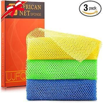 UJFQBH_African_Bath_Sponge_African_Net_Long_Net_Bath_Sponge_Exfoliating_Shower_Body_Scrubber_Back_Scrubber_Skin_Smoother,_Great_for_Daily_Use