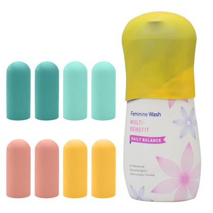 8_Pack_Silicone_Bottle_Covers,_Travel_Essentials_for_Women_Men,_Travel_Size_Toiletries,_Cruise_Ship_Essentials,_Accessories_Luggage,_Travel_Must_Haves,_Elastic_Sleeves_for_Leak_Proofing