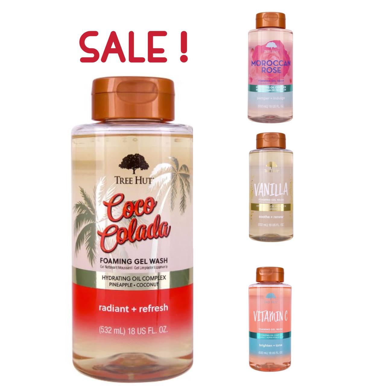 (Variety_of_Scent_)_Tree_Hut_Radiant_&_Refresh_Foaming_Gel_Wash,_18_oz.