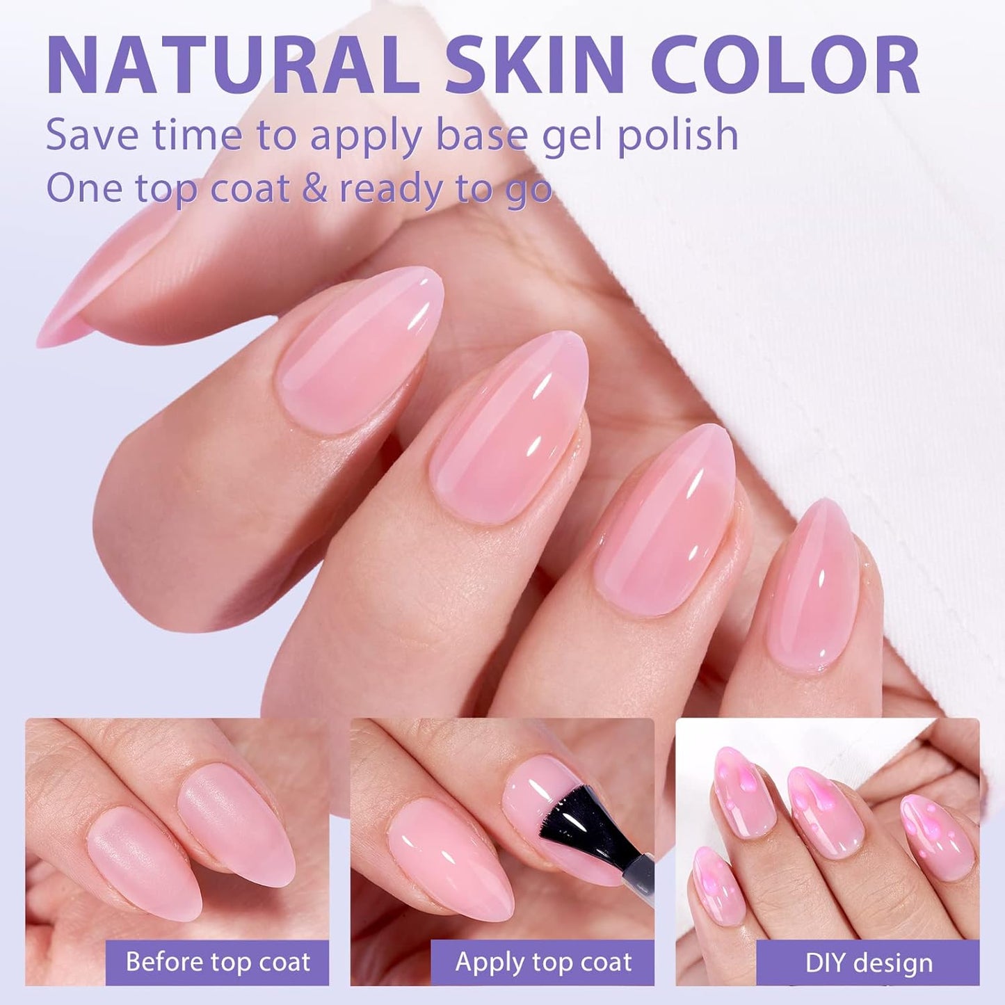 BTArtbox_XCOATTIPS_Natural_Nail_Tips_-Short_Almond_Press_On_Nails_Pink,_Long_Lasting_Soft_Gel_Nails_False_Nail,_Soak_Off_Acrylic_Fake_Nails_Extensions_for_Nail_Art_DIY_Summer_Gifts