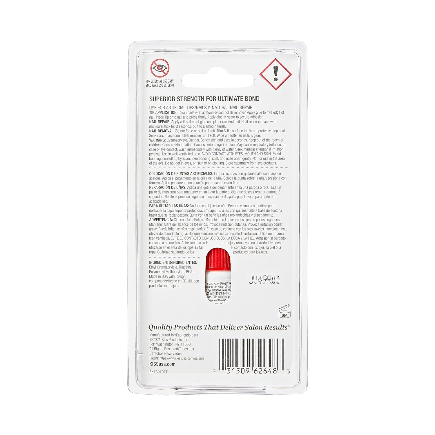 KISS_PowerFlex_Maximum_Speed_Nail_Glue_for_Press_On_Nails,_Super_Strength_Flex_Formula_Nail_Adhesive,_Includes_One_Bottle_3g_(0.10_oz.)_with_Twist-Off_Cap_&_Nozzle_Tip_Squeeze_Applicator