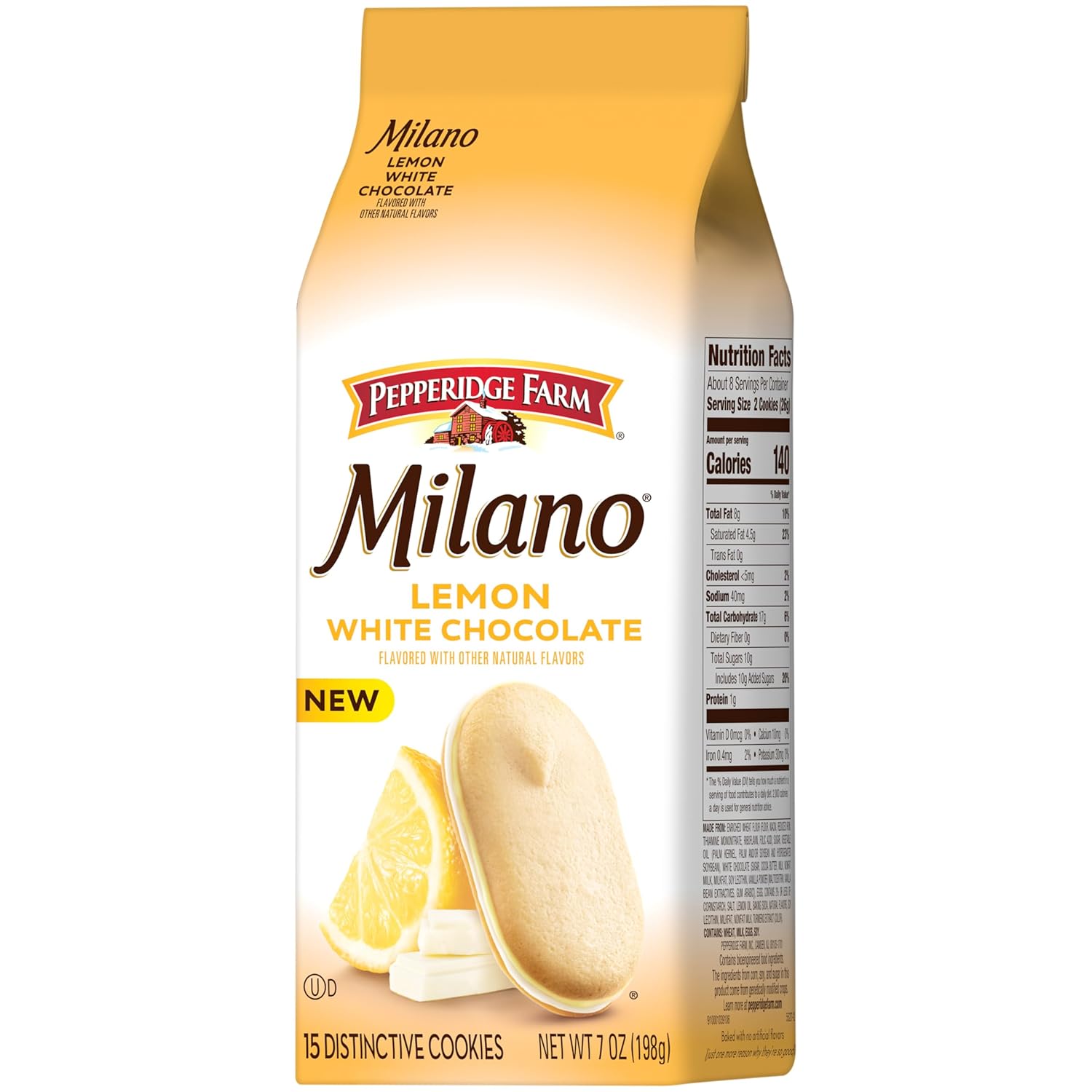 Pepperidge_Farm_Milano_White_Chocolate_Lemon_Flavored_Cookies,_7_Oz_Bag