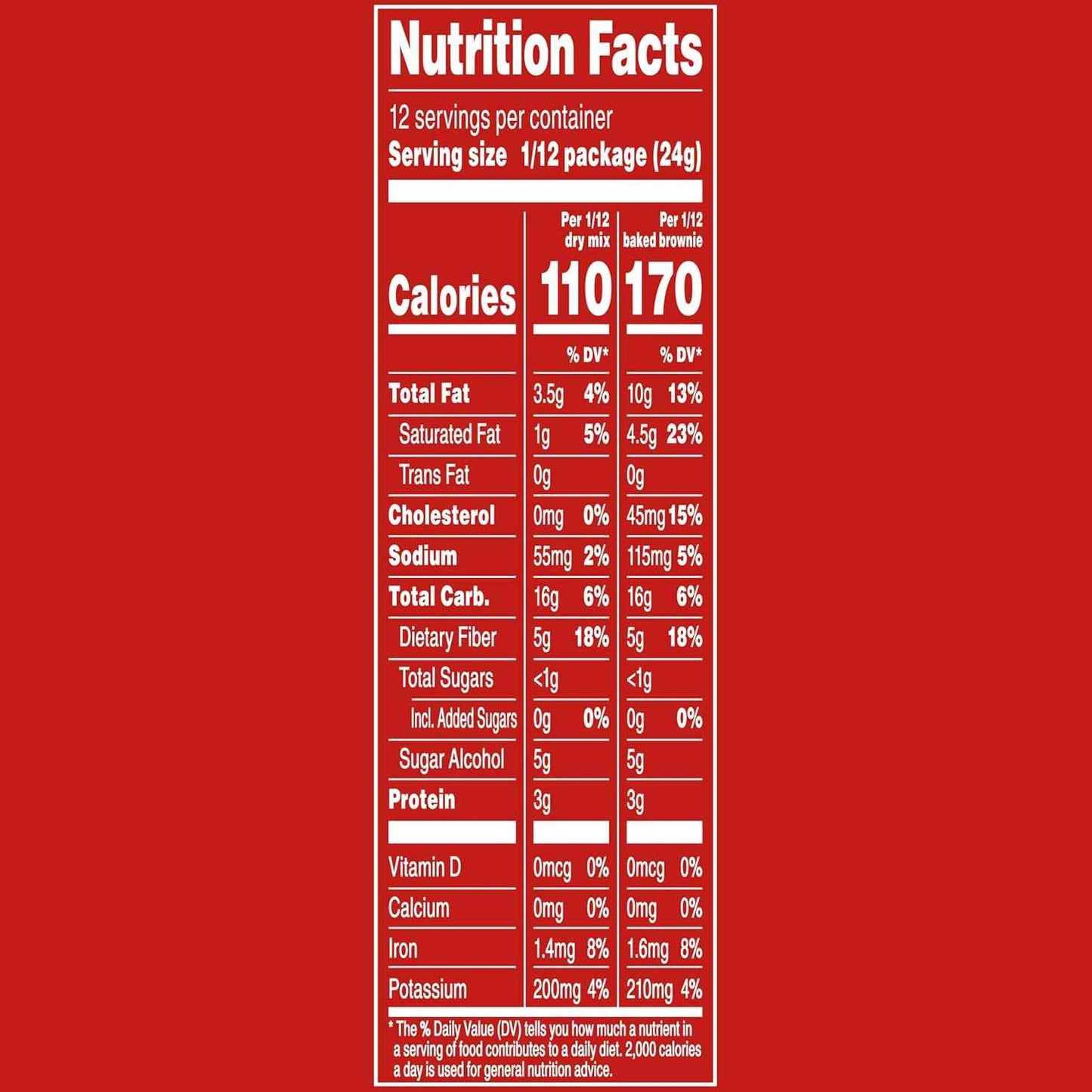 Duncan Hines Sugar Free Brownie Mix – 3g Net Carbs Per Serving for Macro Friendly Dessert Prep