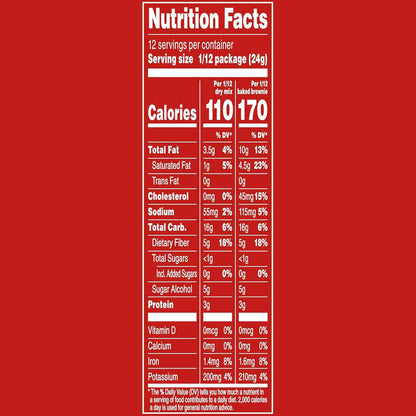 Duncan Hines Sugar Free Brownie Mix – 3g Net Carbs Per Serving for Macro Friendly Dessert Prep