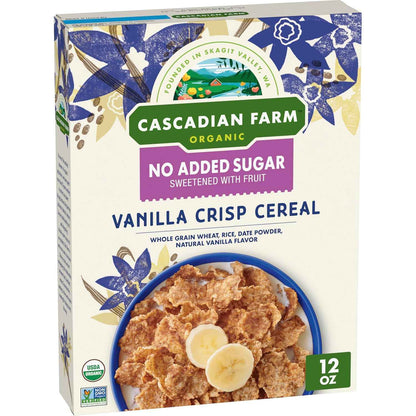 Cascadian Farm Organic Vanilla Crisp Cereal – Less-Is-More Breakfast Choice for the Neutral-Toned Eco Home, USDA Organic