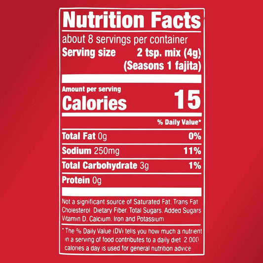 McCormick Fajita Seasoning Mix – Kid Friendly Mild Flavor for Family Fajita Night in the Kitchen