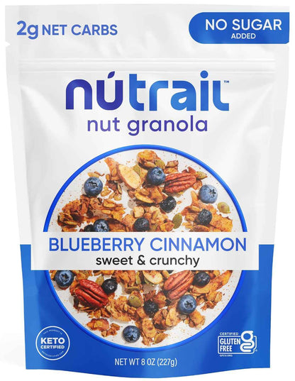 NuTrail Nut Granola Cereal – 3g Net Carb Fuel for Deep Work Sessions and Long Meetings