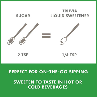 Truvia Stevia Leaf Liquid Sweetener – Compact Flip-Top Bottle for Intentional Kitchens and Simple Mornings