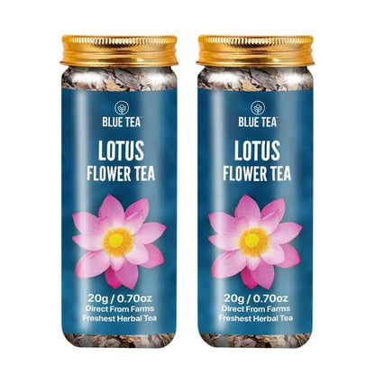 Blue Tea Lotus Flower Tea - 1.40 Oz - 20 Cups | Birthday Gift for Her | Premium Herbal Tea for Tea-Curious Friends