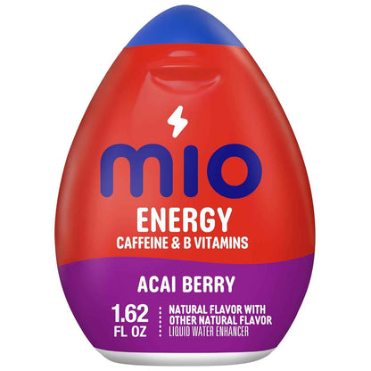 mio Energy Acai Berry Water Enhancer – Gym-Bag-Sized Hydration for Post-Workout and Yoga Studio Sessions