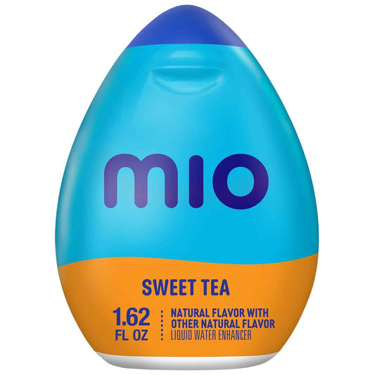 mio Sweet Tea Water Enhancer – Travel-Sized Sweet Tea Mix for Picnics and Road Trips, Leak-Proof 1.62 fl oz Squeeze Bottle
