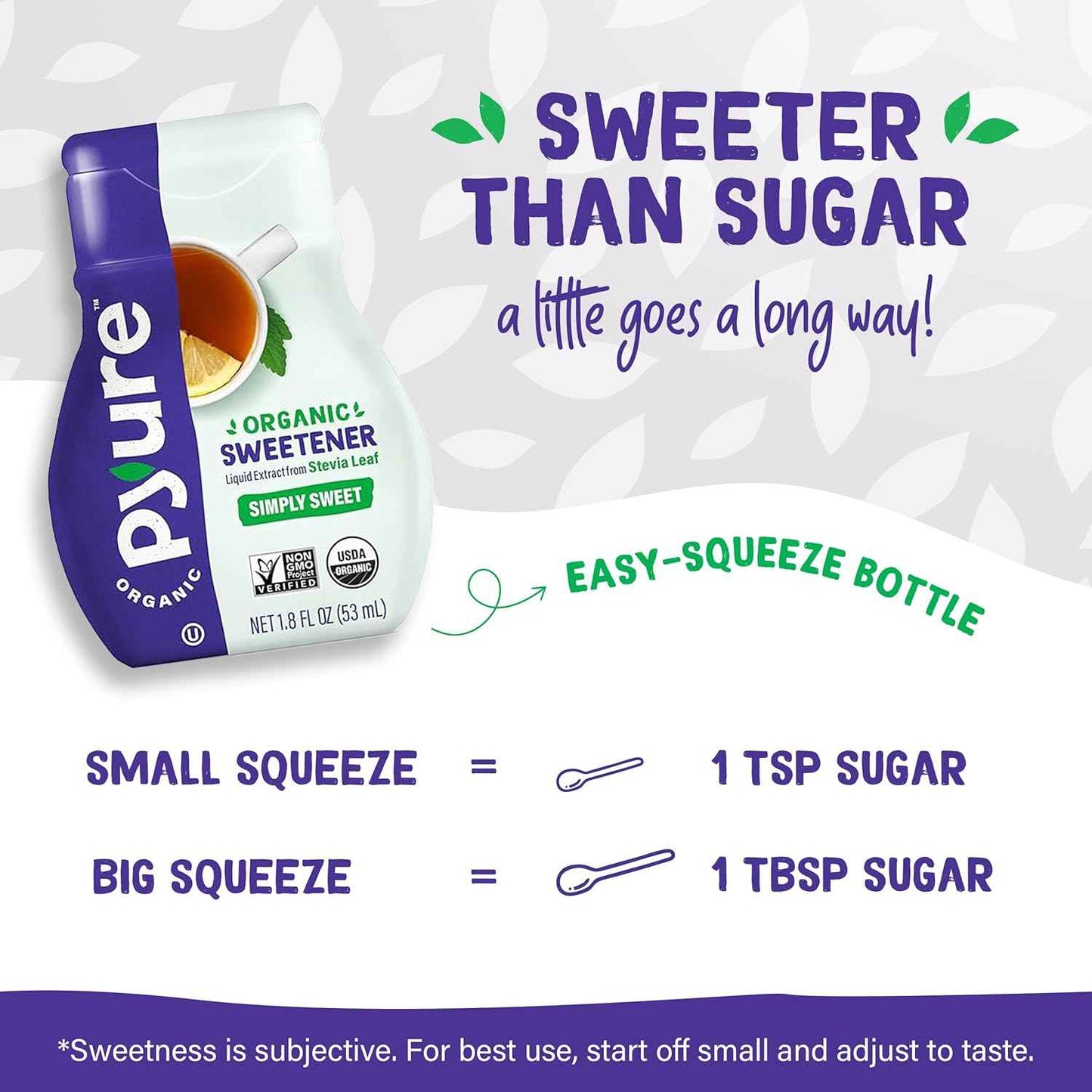 Pyure Organic Liquid Stevia – Thoughtful Sugar Free Gift for Mom Who Loves Coffee