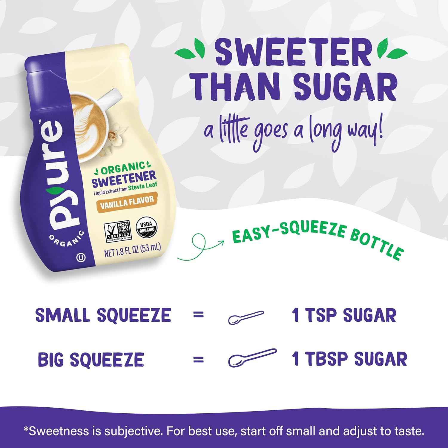 Pyure Organic Vanilla Stevia Drops – Thoughtful Keto Gift for Coffee Lovers and Health-Conscious Friends